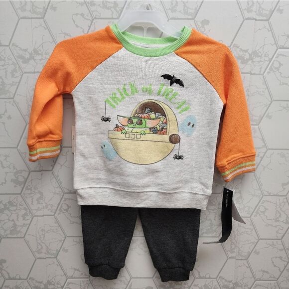 Nwt Star Wars Halloween Sweatshirt ang Jogger Set - Picture 1 of 7